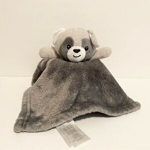 Nemcor Raccoon Lovey Babys First Gray Plush Security Blanket Baby Cuddle Toy
